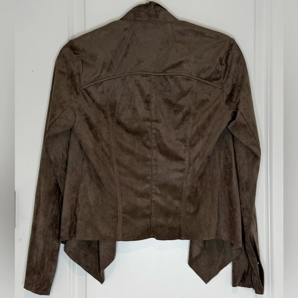 Kut from the Kloth Faux Suede lightweight Draping Jacket Women’s size XS Taupe